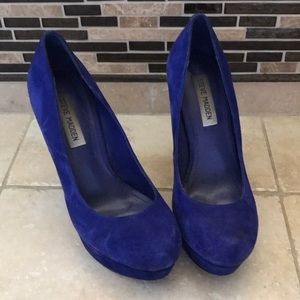 Blue Steve Madden heels